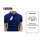 Lotto Royal Blue Premium 20/80 PC Polo T Shirt